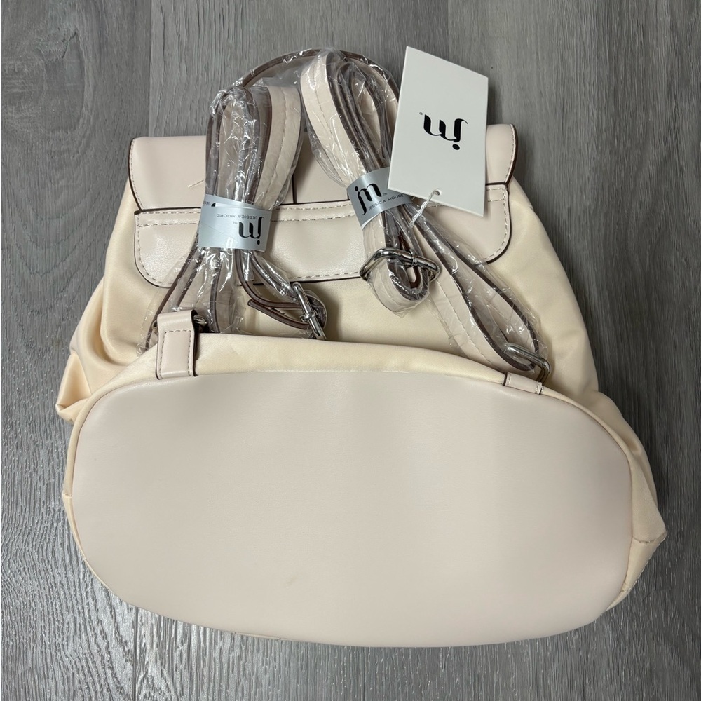 Jessica Moore Quilted Backpack Cloud Creme NWT - Picture 2 of 7